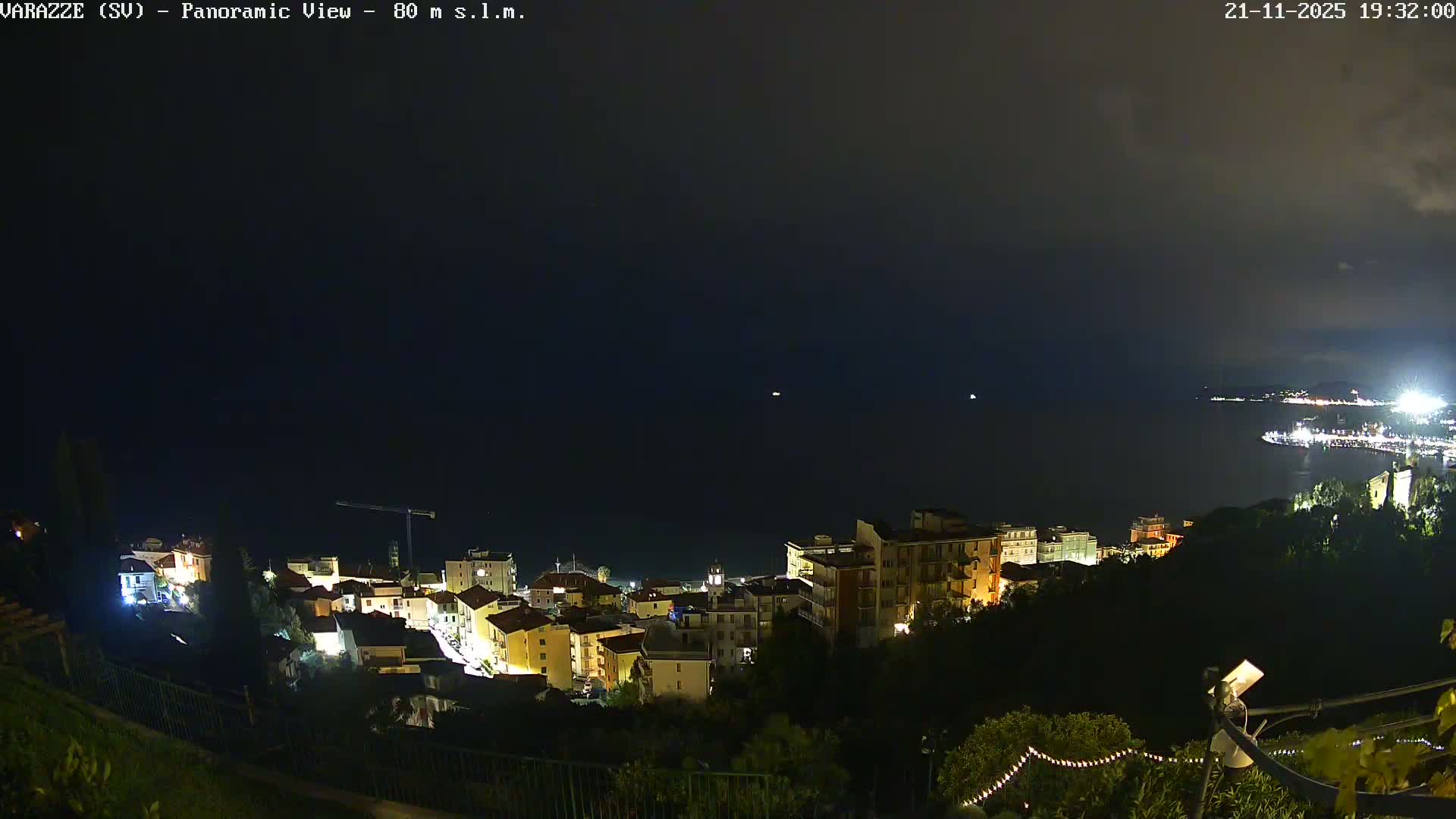 Varazze, Ligurian Sea Panaromic  Live Cam -  Liguria, Italy