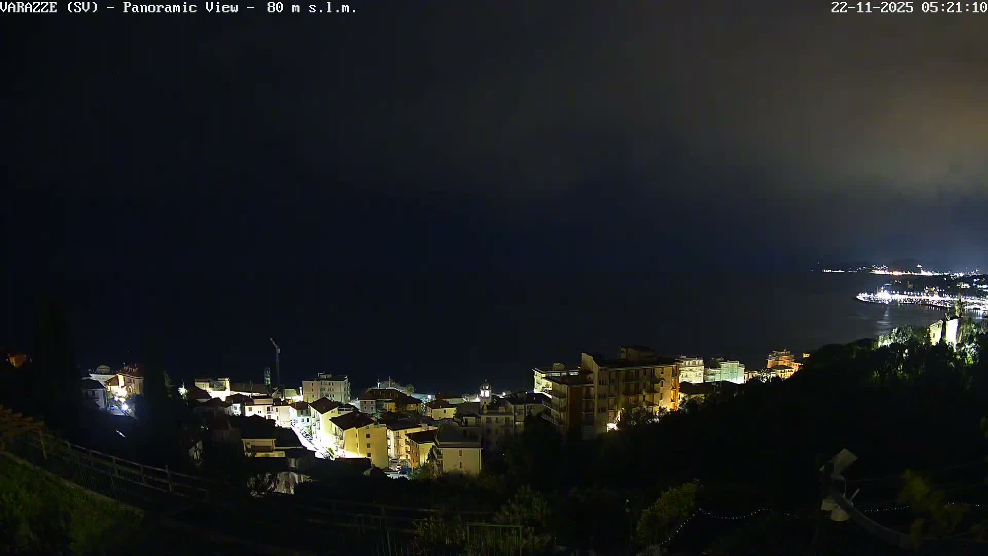 Varazze, Ligurian Sea Panaromic  Live Cam -  Liguria, Italy