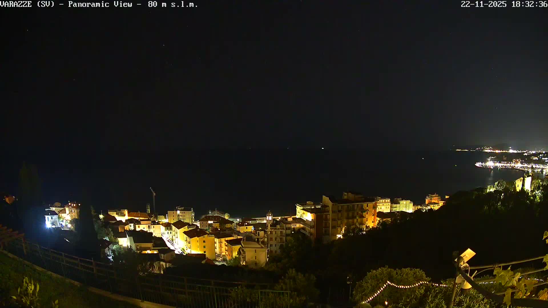 Varazze, Ligurian Sea Panaromic  Live Cam -  Liguria, Italy