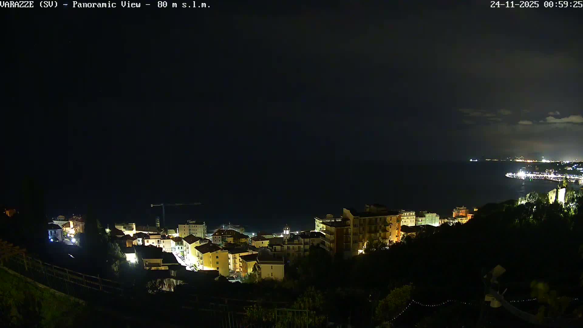 Varazze, Ligurian Sea Panaromic  Live Cam -  Liguria, Italy