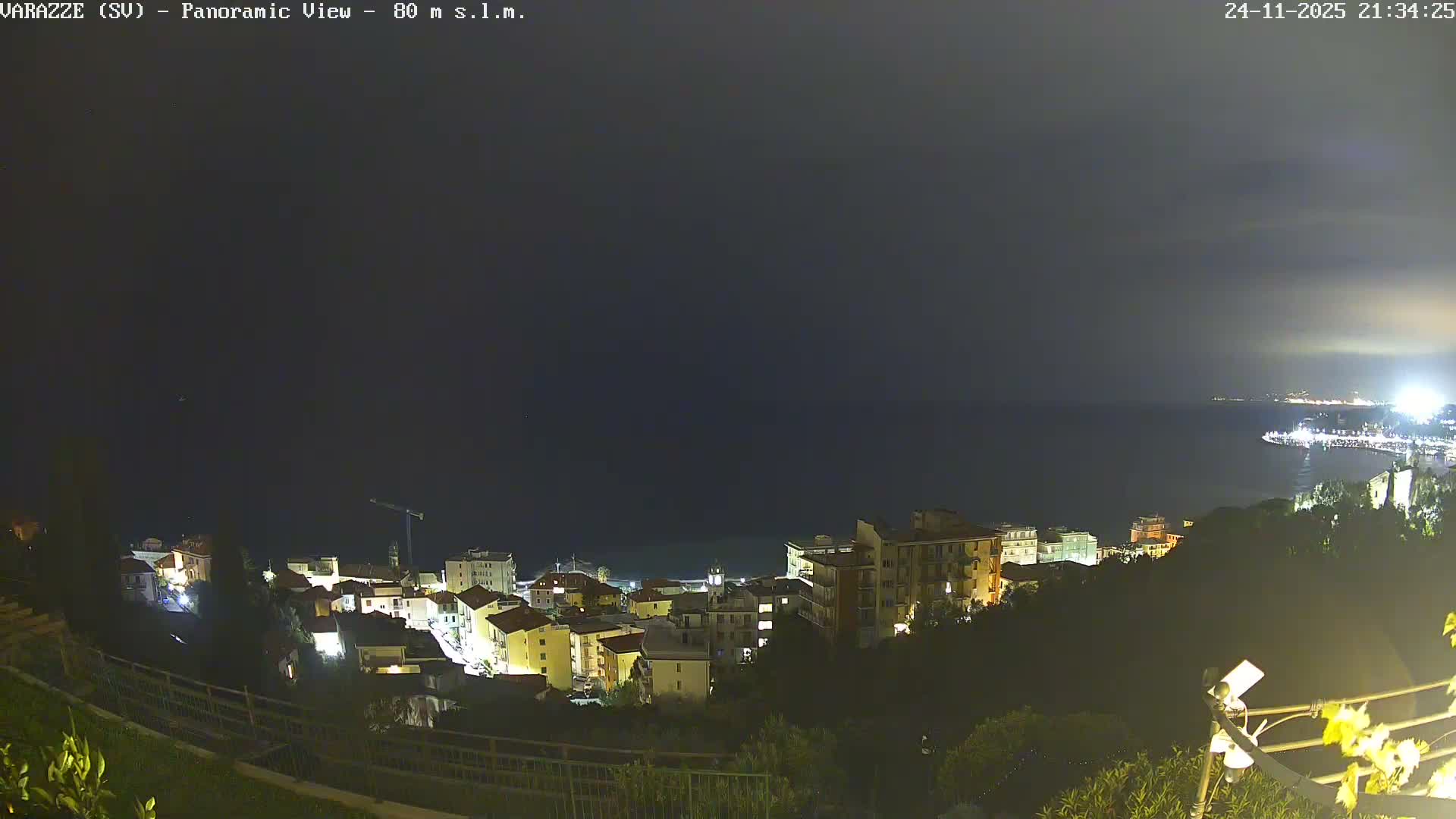 Varazze, Ligurian Sea Panaromic  Live Cam -  Liguria, Italy