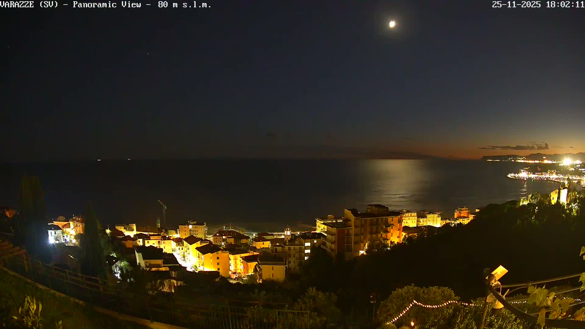 Varazze, Ligurian Sea Panaromic  Live Cam -  Liguria, Italy