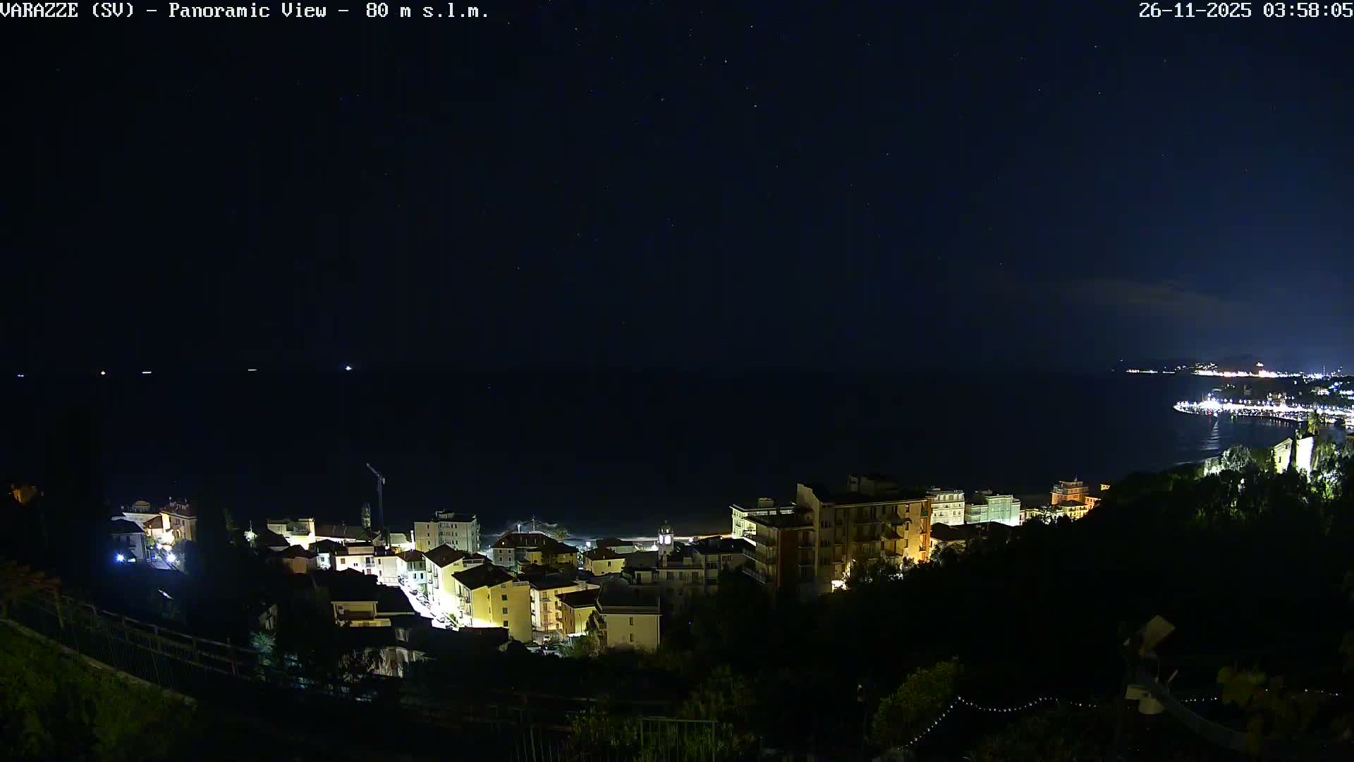 Varazze, Ligurian Sea Panaromic  Live Cam -  Liguria, Italy
