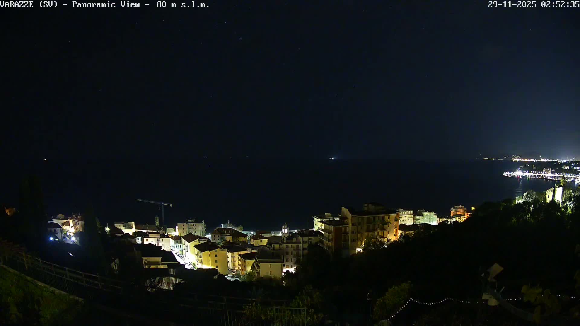 Varazze, Ligurian Sea Panaromic  Live Cam -  Liguria, Italy