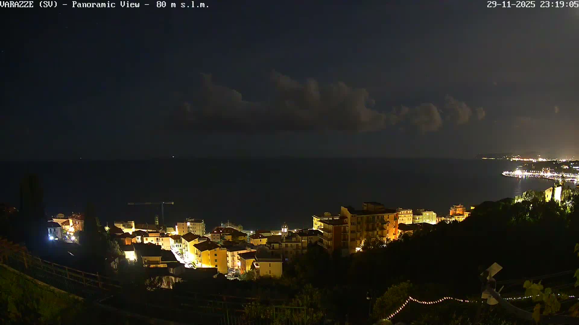 Varazze, Ligurian Sea Panaromic  Live Cam -  Liguria, Italy