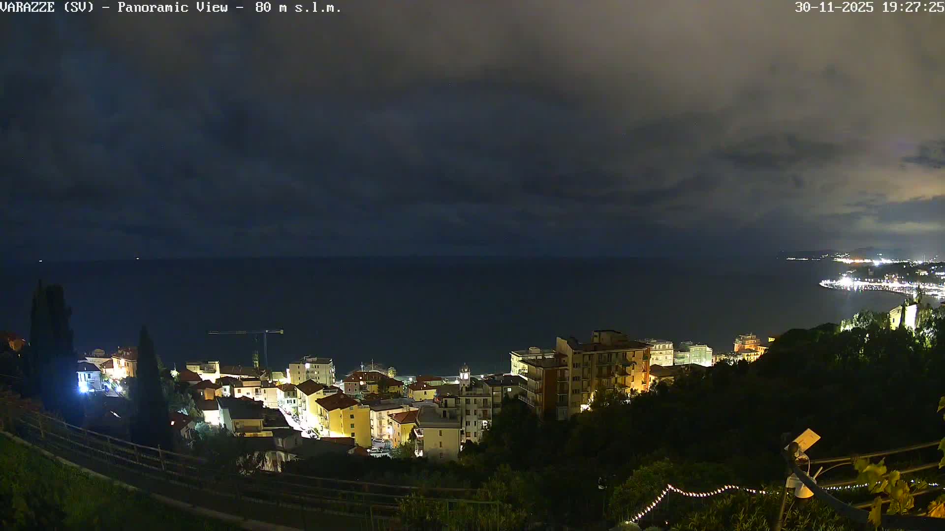 Varazze, Ligurian Sea Panaromic  Live Cam -  Liguria, Italy