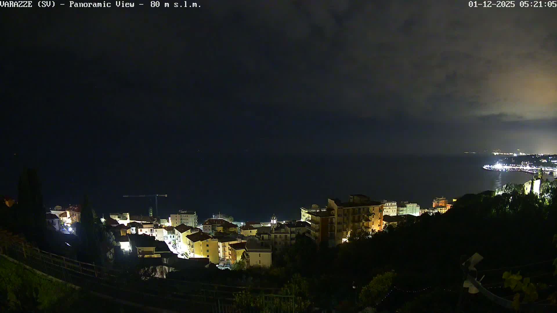 Varazze, Ligurian Sea Panaromic  Live Cam -  Liguria, Italy