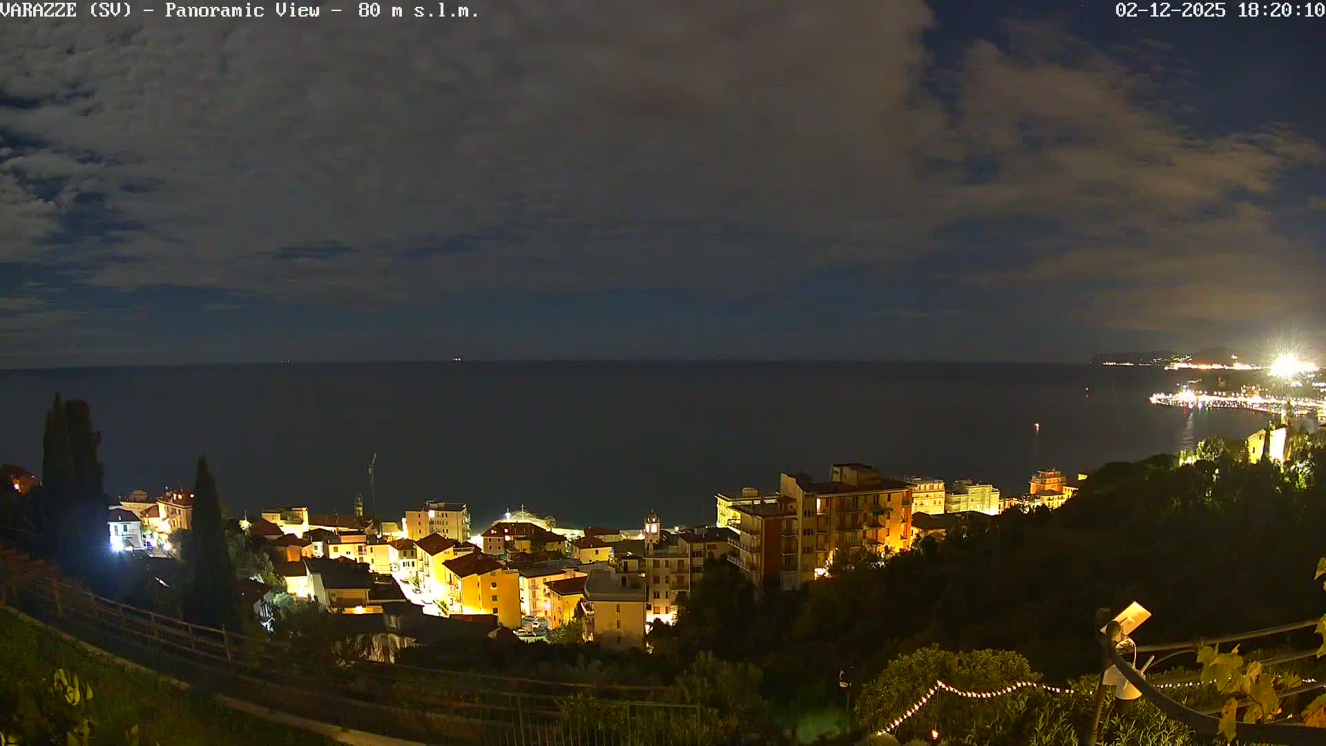 Varazze, Ligurian Sea Panaromic  Live Cam -  Liguria, Italy