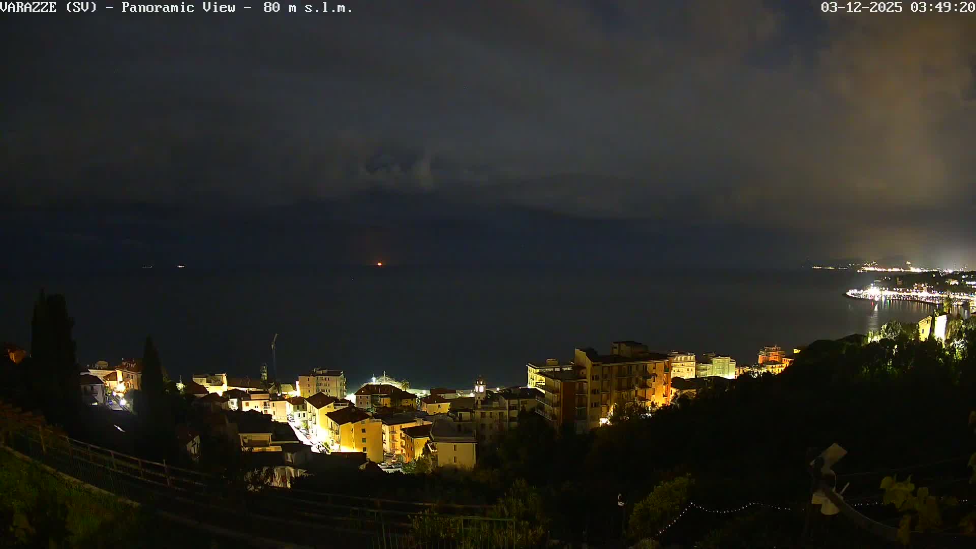 Varazze, Ligurian Sea Panaromic  Live Cam -  Liguria, Italy