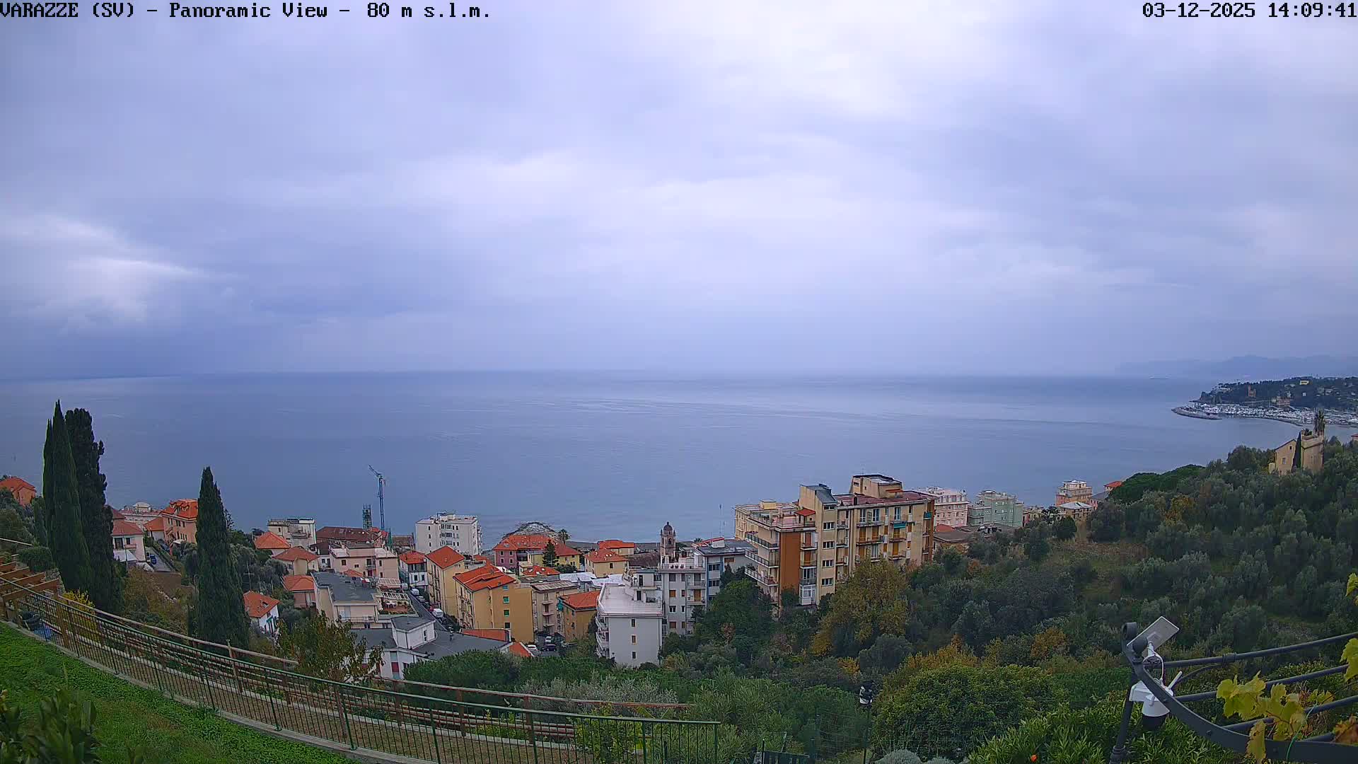 Varazze, Ligurian Sea Panaromic  Live Cam -  Liguria, Italy