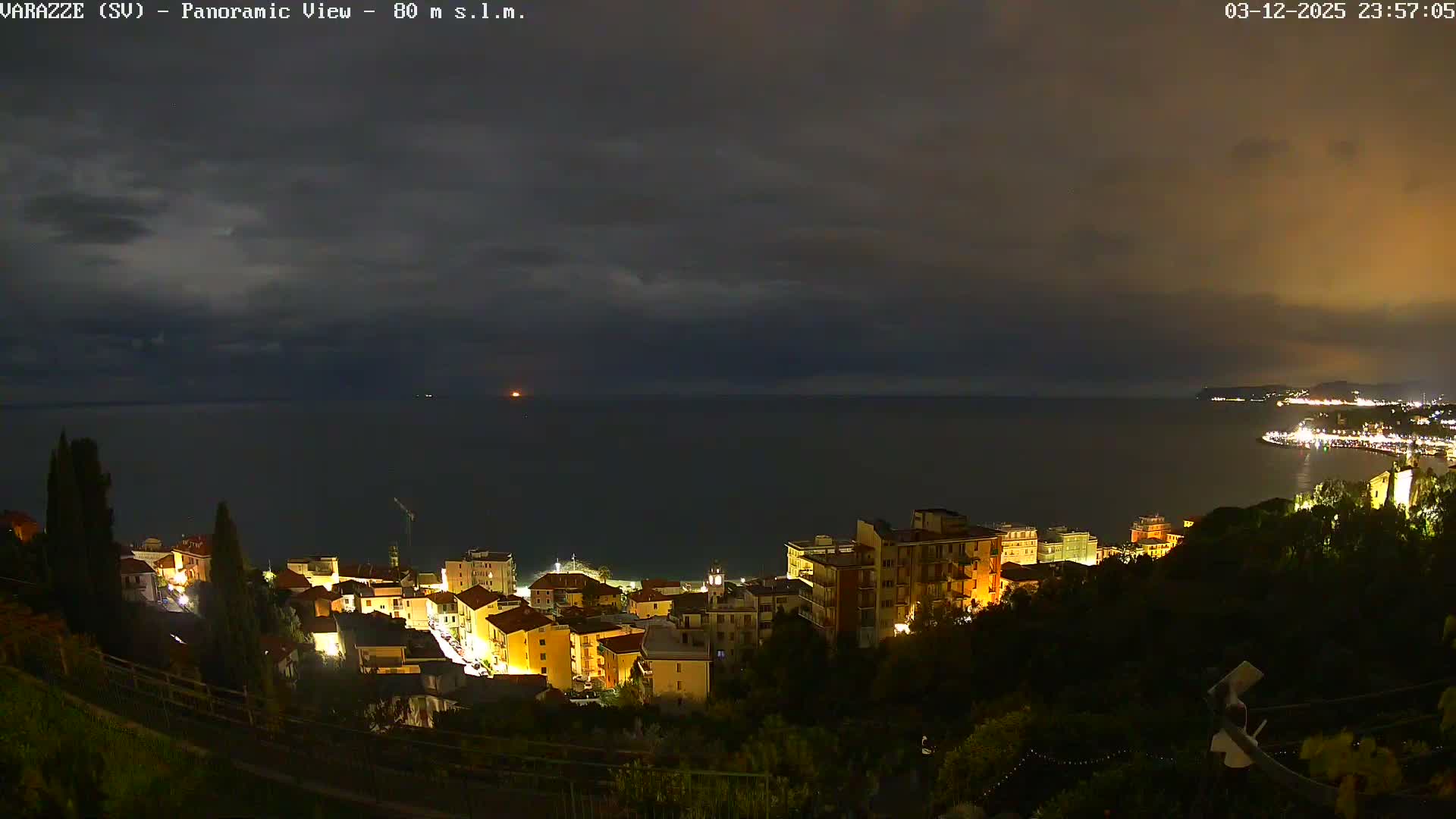 Varazze, Ligurian Sea Panaromic  Live Cam -  Liguria, Italy