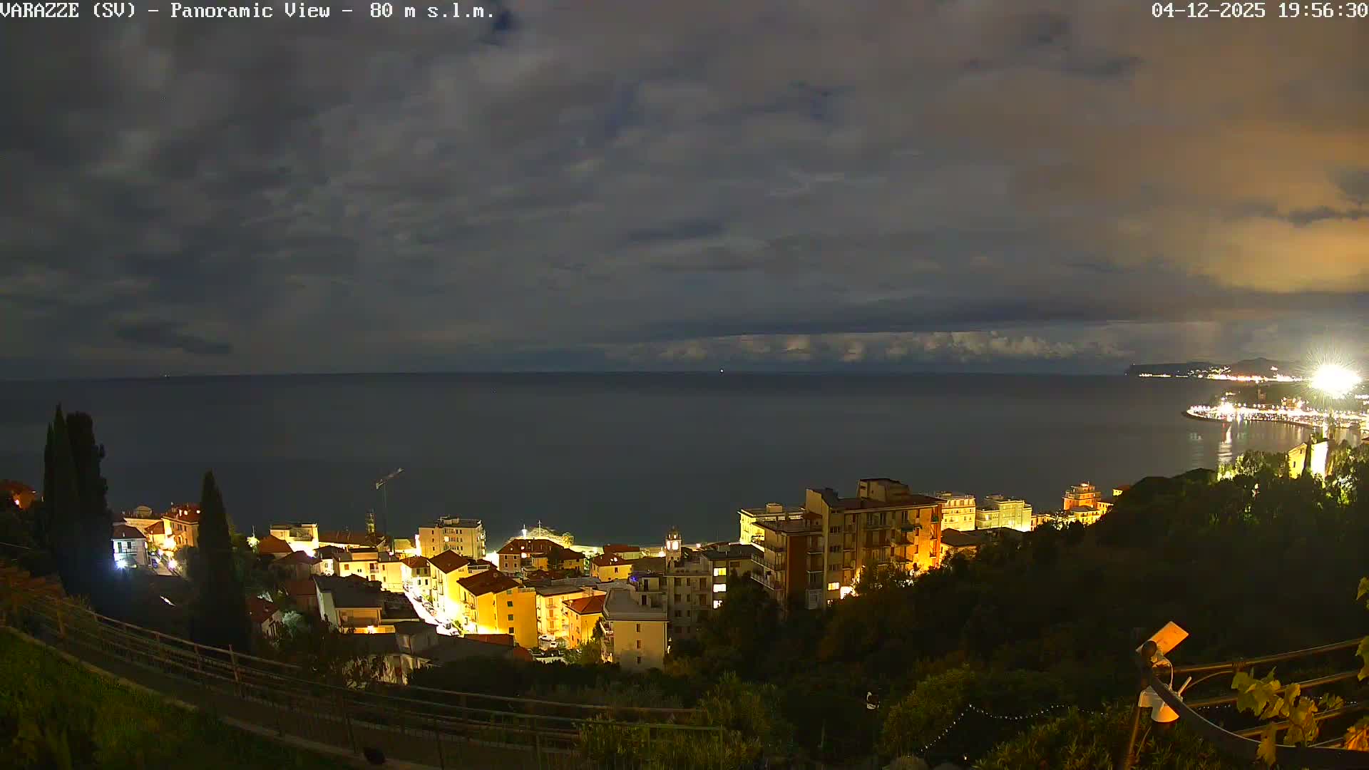 Varazze, Ligurian Sea Panaromic  Live Cam -  Liguria, Italy