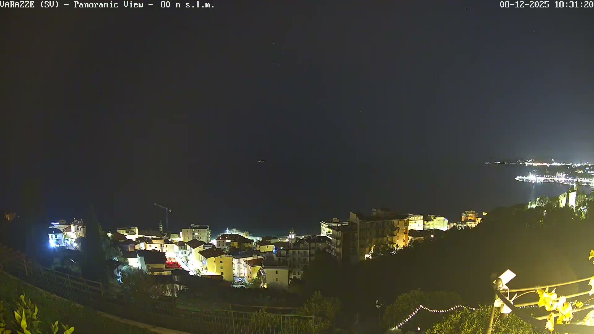 Varazze, Ligurian Sea Panaromic  Live Cam -  Liguria, Italy