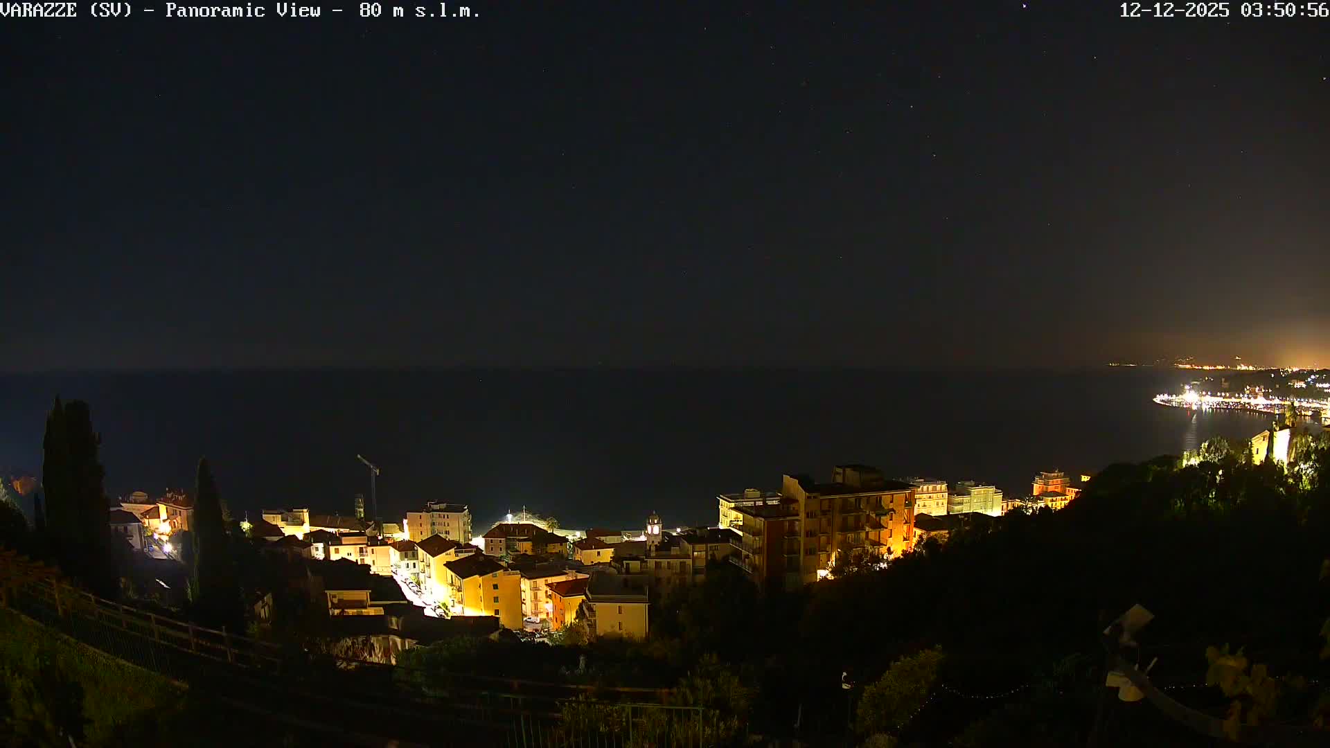 Varazze, Ligurian Sea Panaromic  Live Cam -  Liguria, Italy