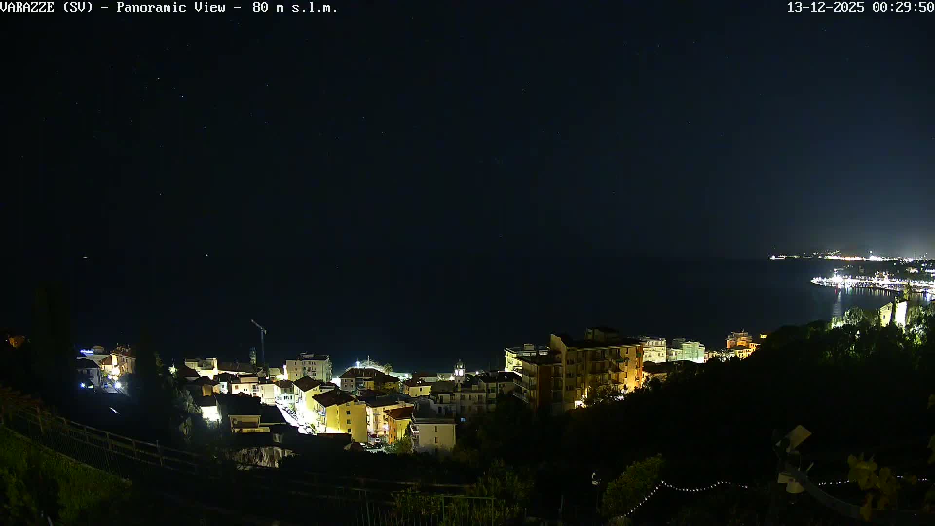 Varazze, Ligurian Sea Panaromic  Live Cam -  Liguria, Italy