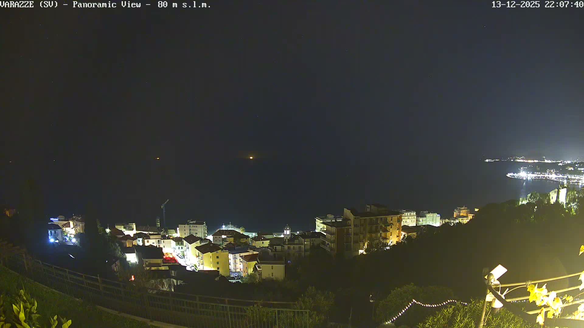 Varazze, Ligurian Sea Panaromic  Live Cam -  Liguria, Italy