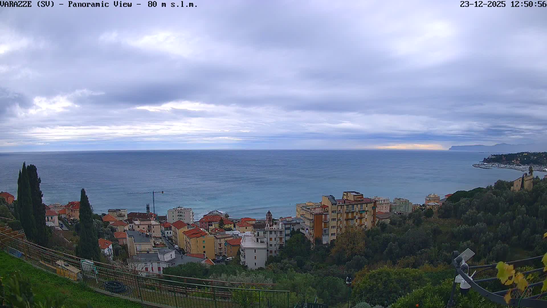 Varazze, Ligurian Sea Panaromic  Live Cam -  Liguria, Italy