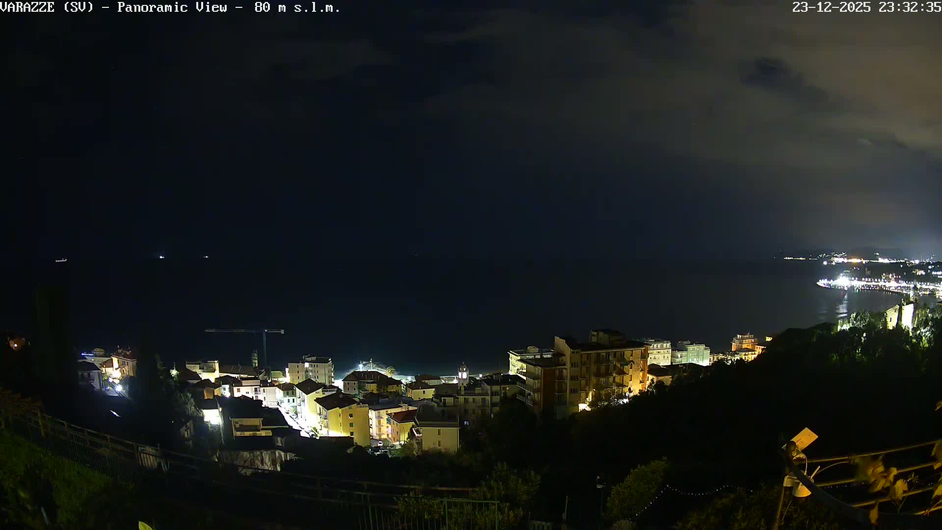 Varazze, Ligurian Sea Panaromic  Live Cam -  Liguria, Italy