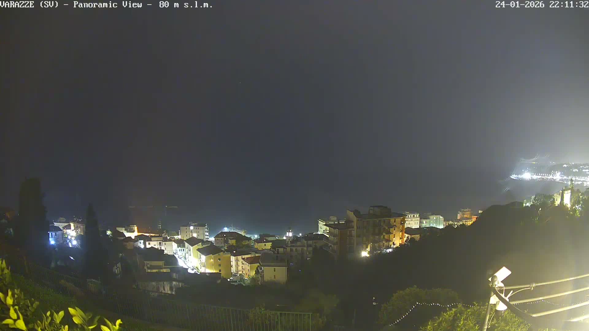 Varazze, Ligurian Sea Panaromic  Live Cam -  Liguria, Italy