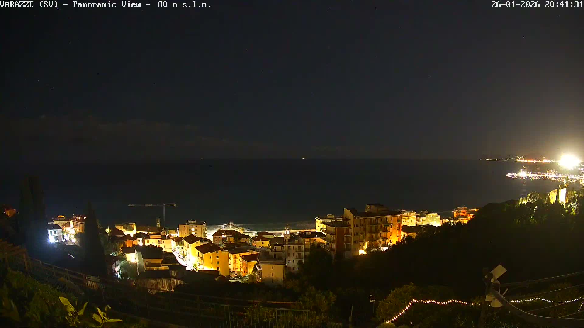 Varazze, Ligurian Sea Panaromic  Live Cam -  Liguria, Italy
