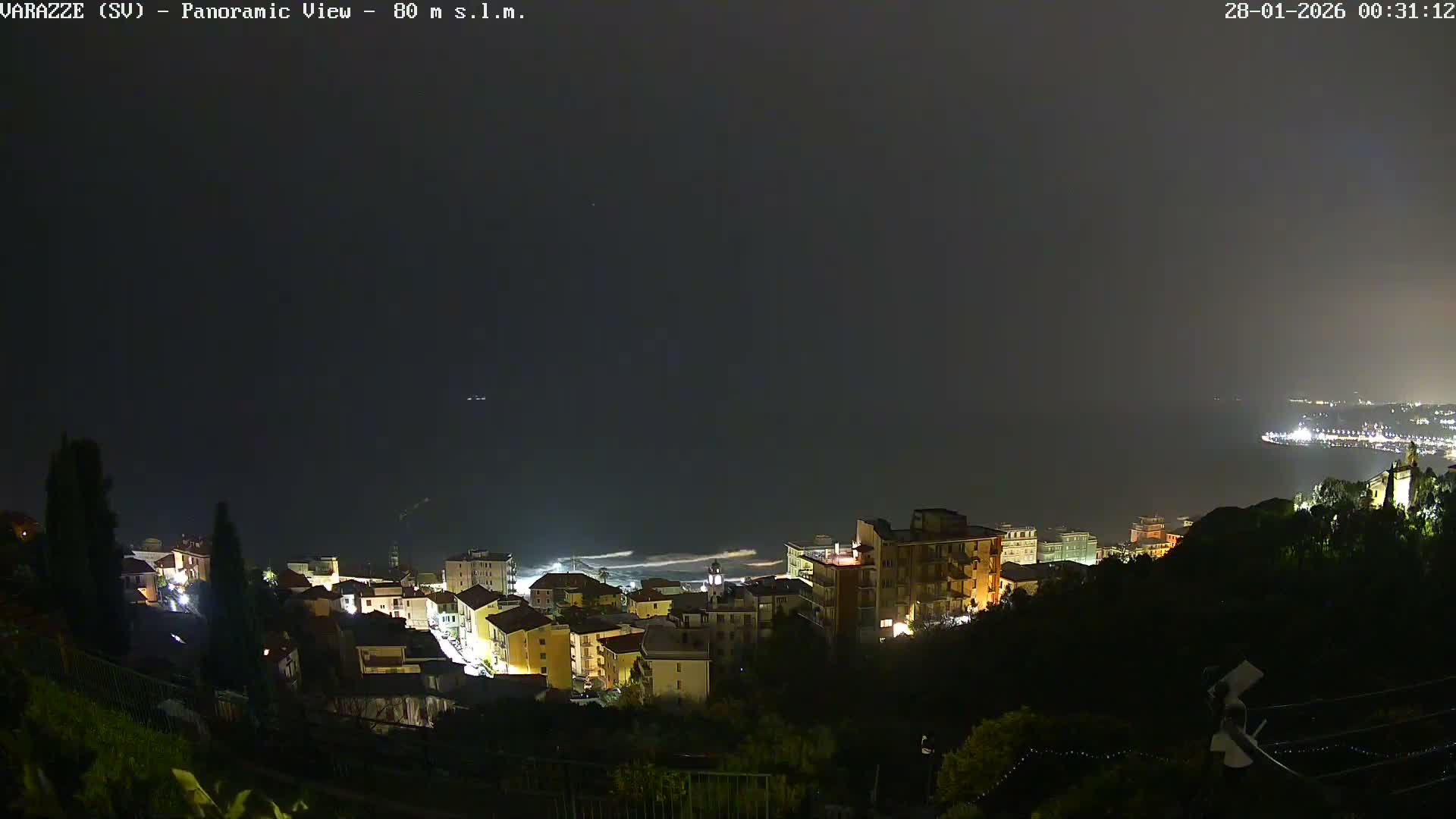 Varazze, Ligurian Sea Panaromic  Live Cam -  Liguria, Italy
