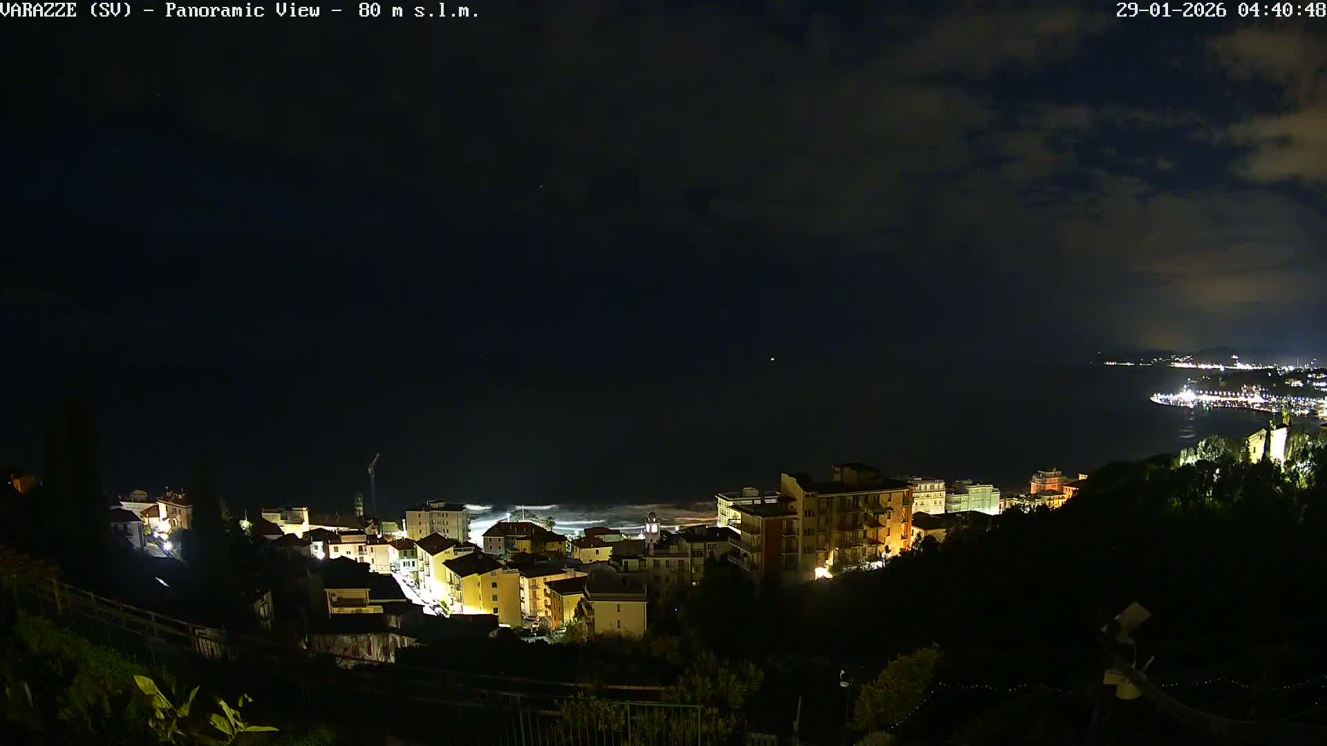 Varazze, Ligurian Sea Panaromic  Live Cam -  Liguria, Italy