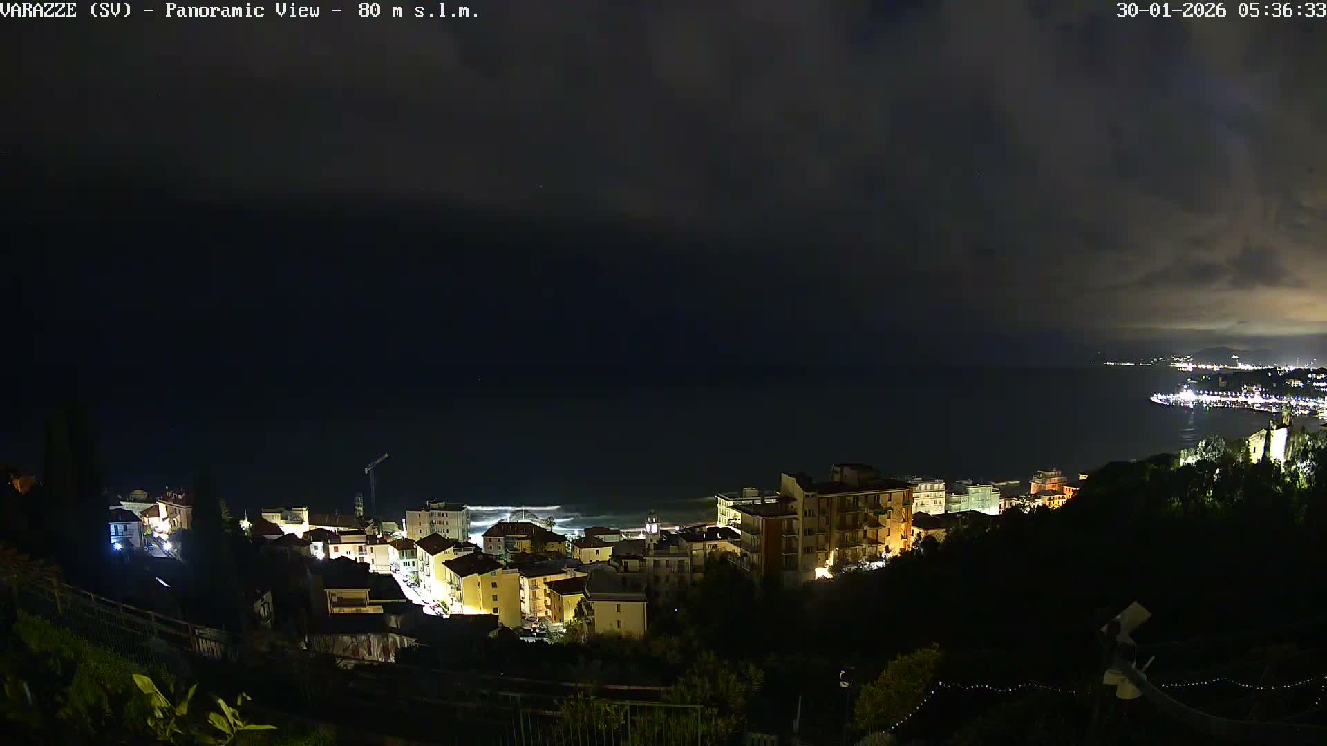 Varazze, Ligurian Sea Panaromic  Live Cam -  Liguria, Italy