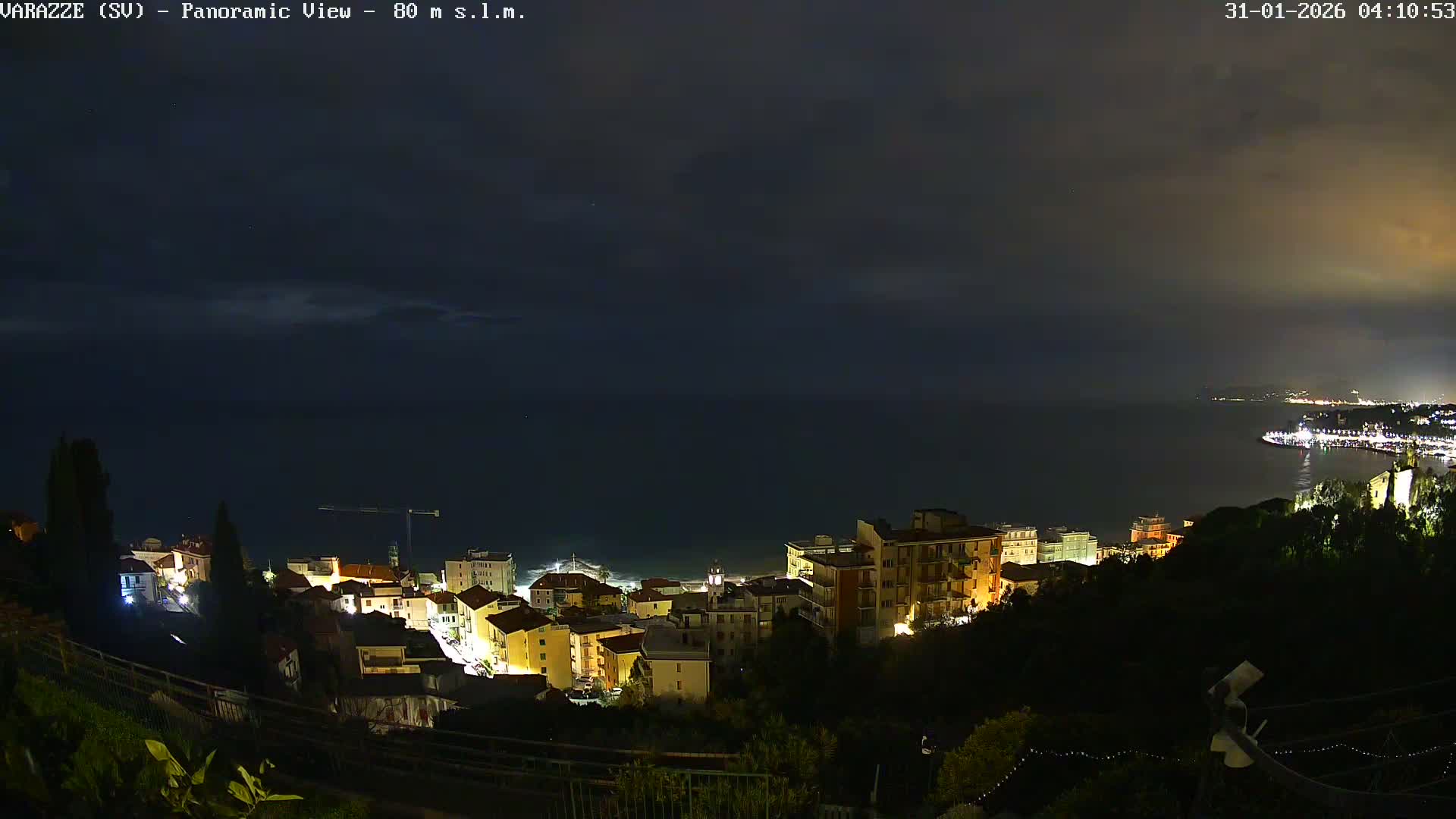 Varazze, Ligurian Sea Panaromic  Live Cam -  Liguria, Italy