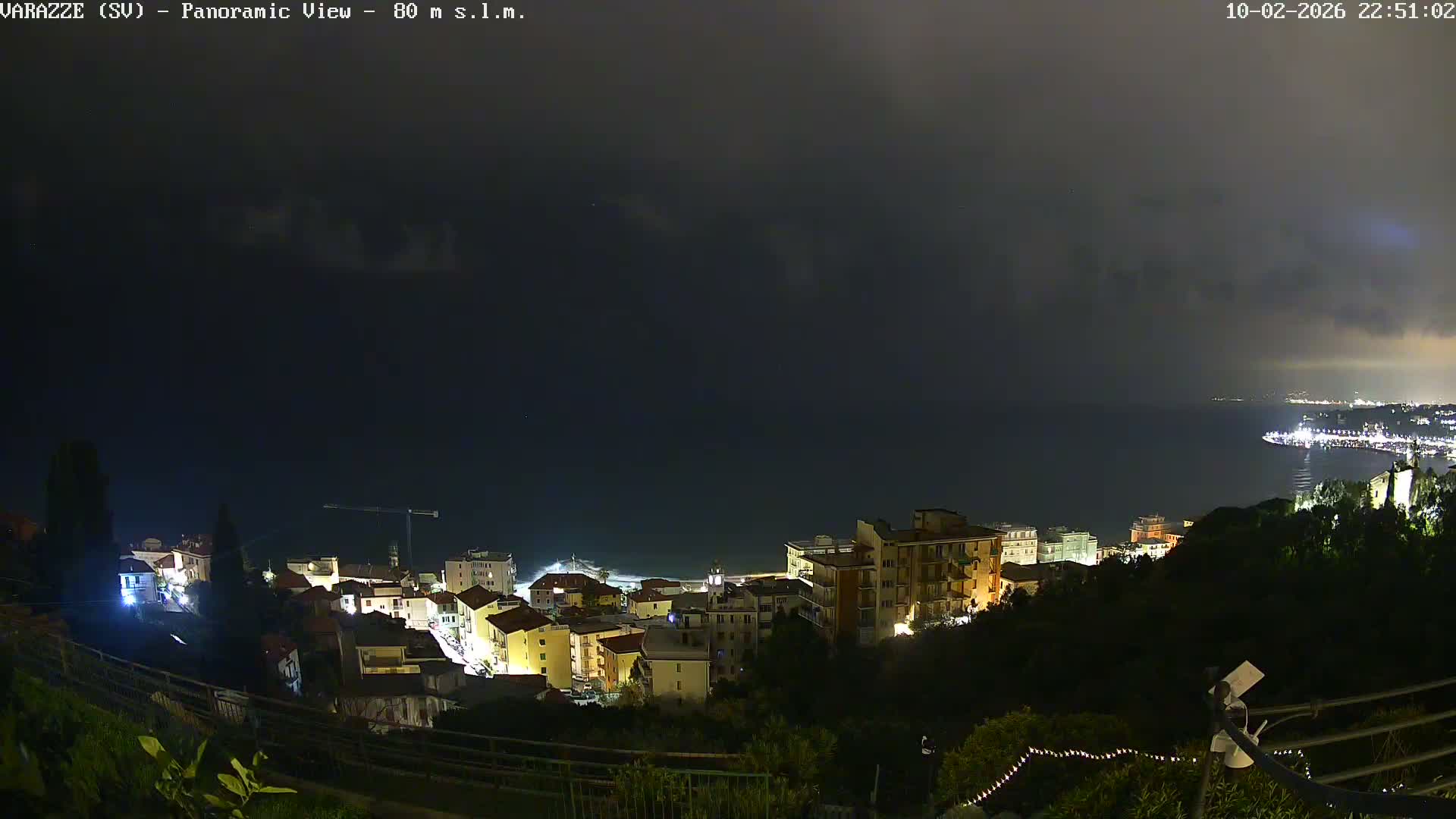 Varazze, Ligurian Sea Panaromic  Live Cam -  Liguria, Italy