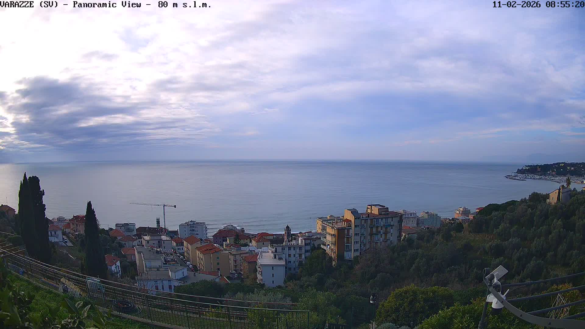Varazze, Ligurian Sea Panaromic  Live Cam -  Liguria, Italy