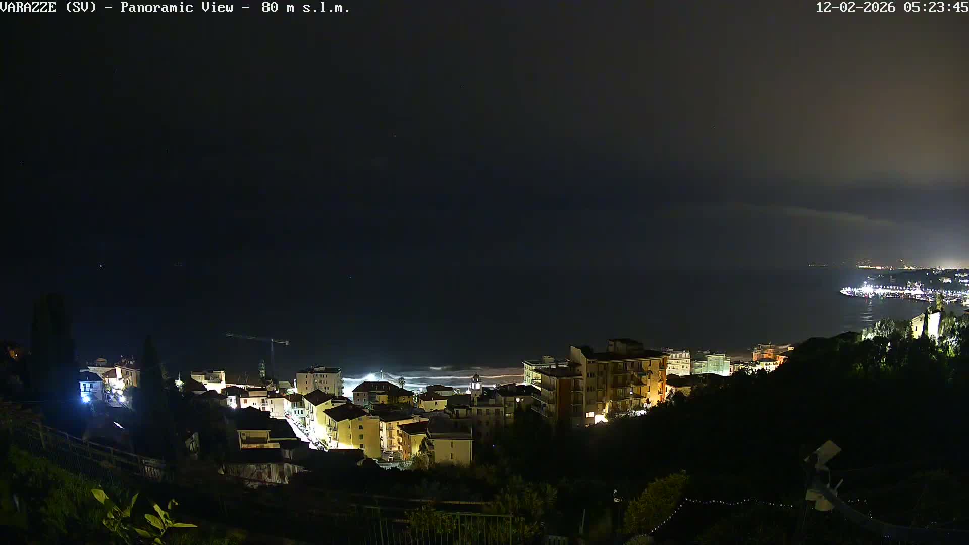 Varazze, Ligurian Sea Panaromic  Live Cam -  Liguria, Italy