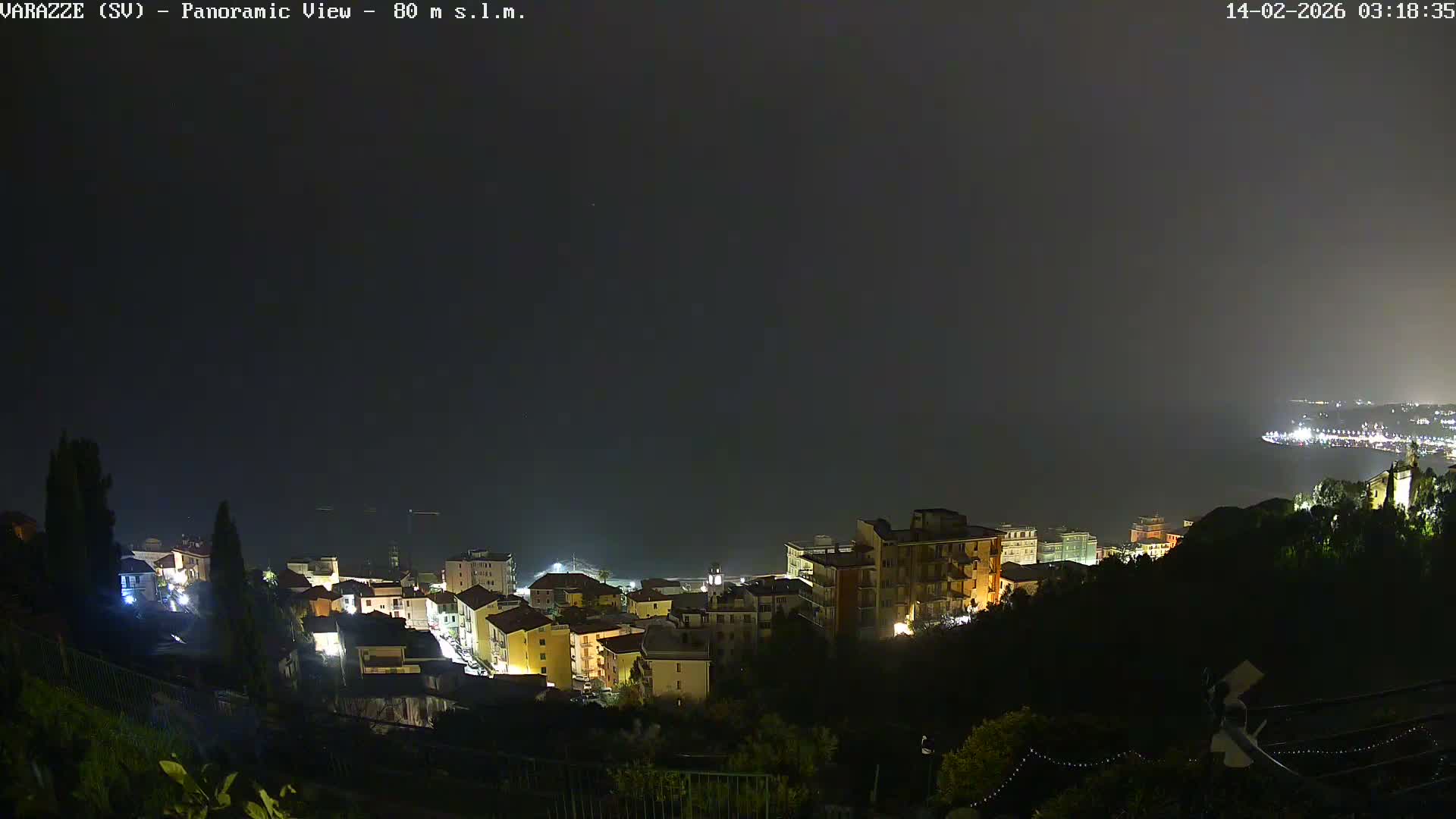 Varazze, Ligurian Sea Panaromic  Live Cam -  Liguria, Italy