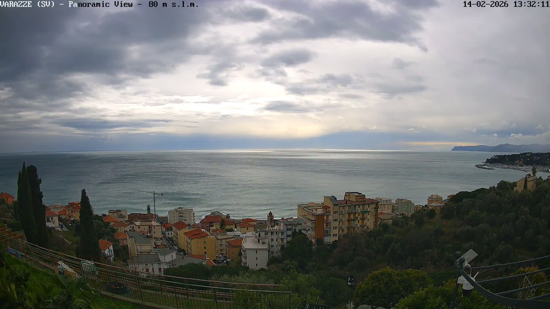 Varazze, Ligurian Sea Panaromic  Live Cam -  Liguria, Italy