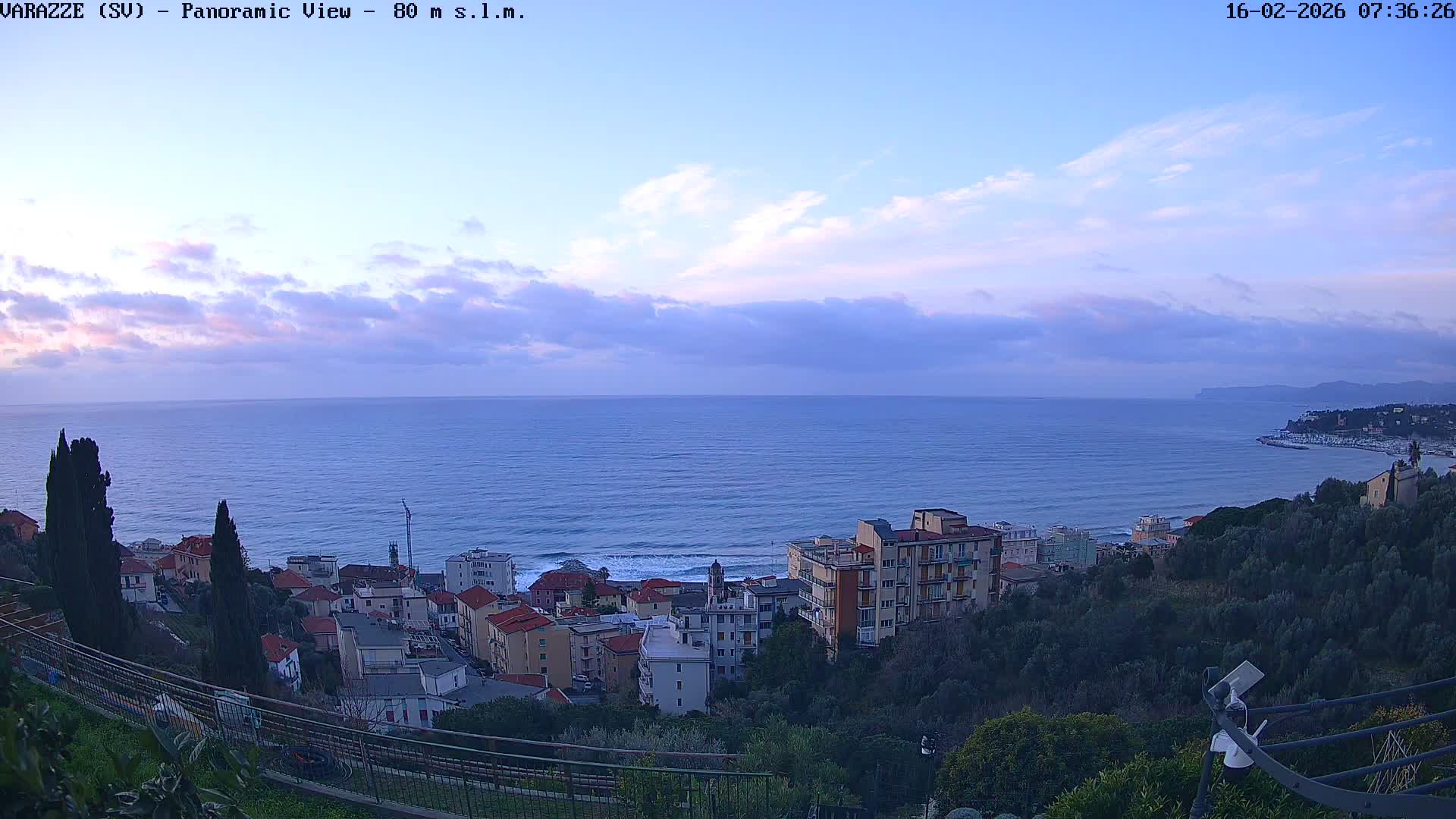 Varazze, Ligurian Sea Panaromic  Live Cam -  Liguria, Italy