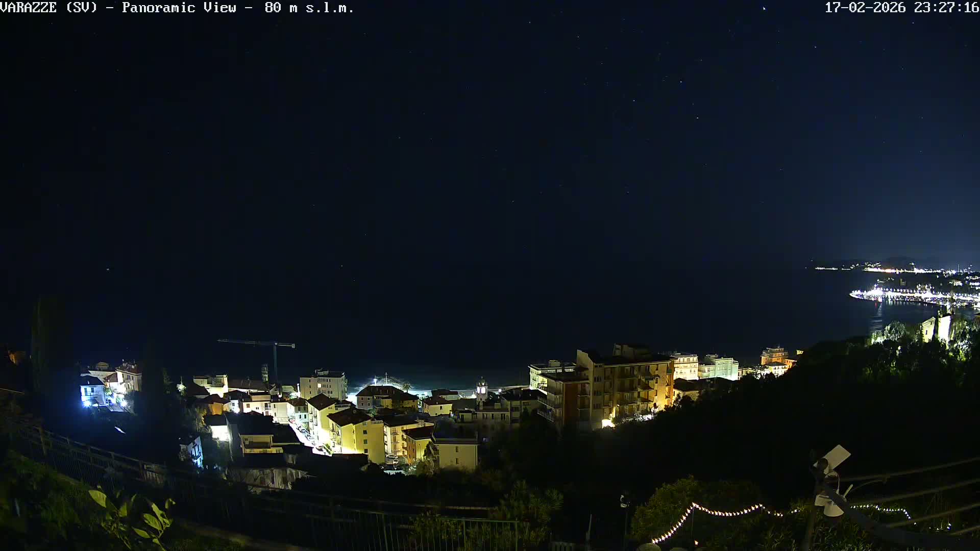 Varazze, Ligurian Sea Panaromic  Live Cam -  Liguria, Italy