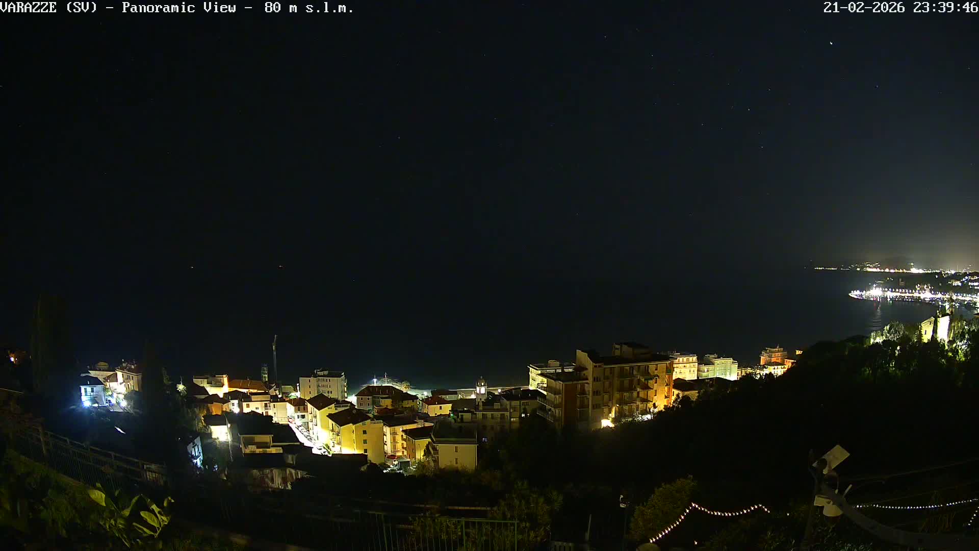 Varazze, Ligurian Sea Panaromic  Live Cam -  Liguria, Italy
