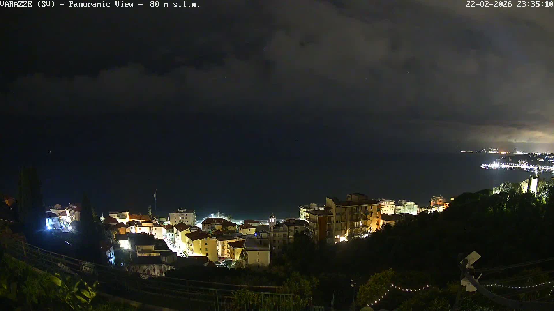 Varazze, Ligurian Sea Panaromic  Live Cam -  Liguria, Italy