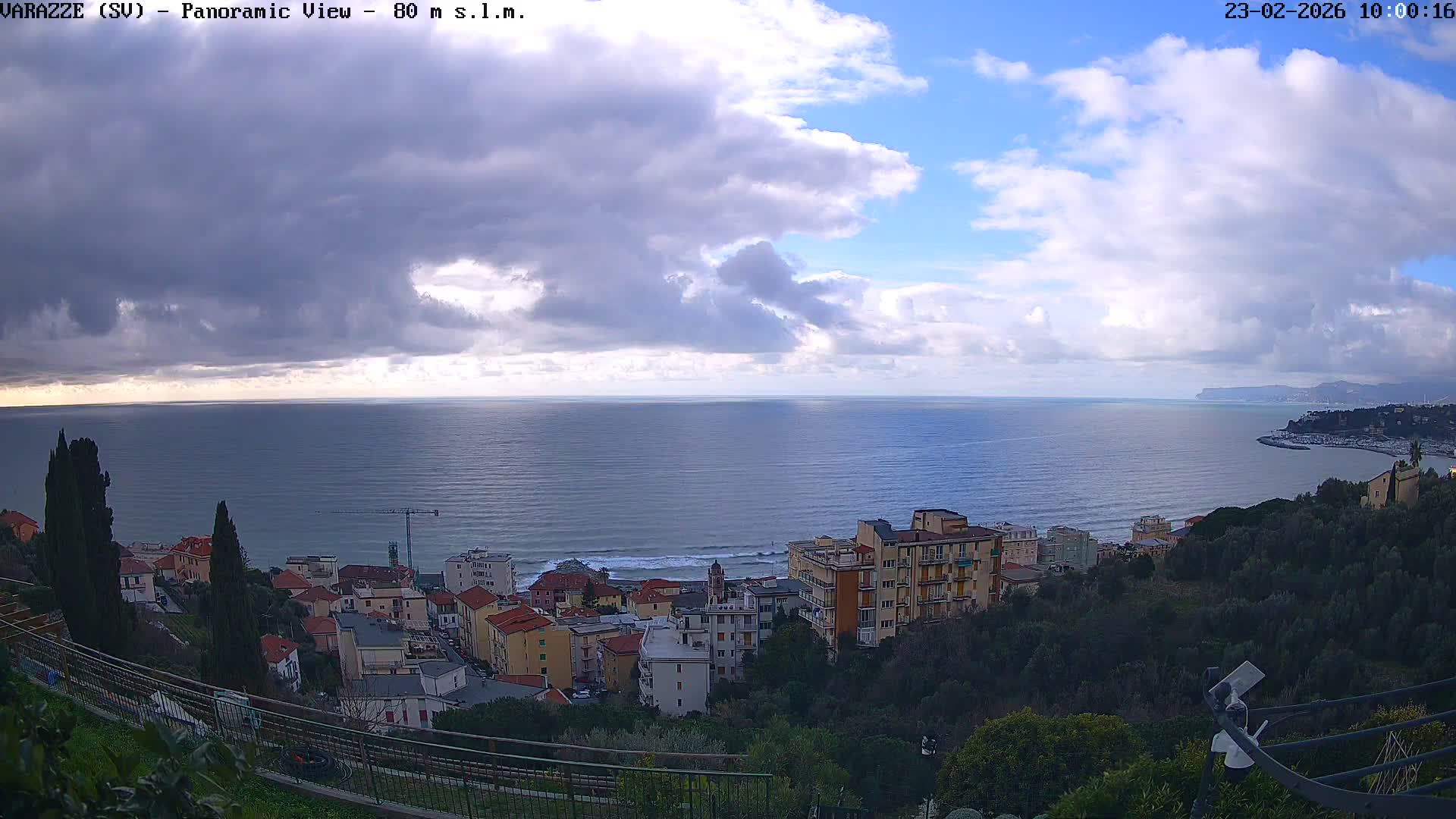 Varazze, Ligurian Sea Panaromic  Live Cam -  Liguria, Italy