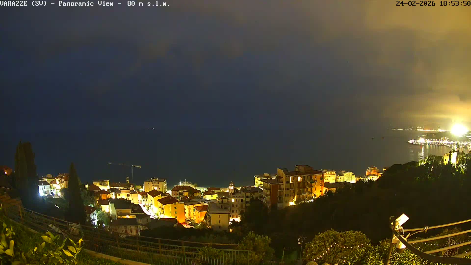Varazze, Ligurian Sea Panaromic  Live Cam -  Liguria, Italy