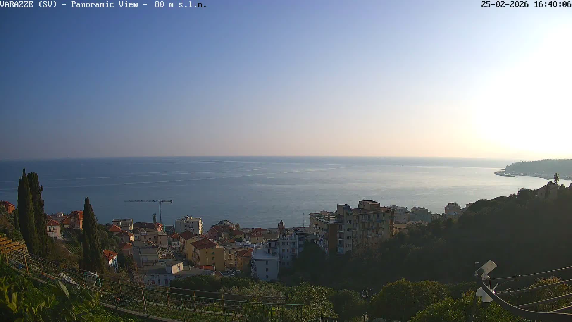 Varazze, Ligurian Sea Panaromic  Live Cam -  Liguria, Italy