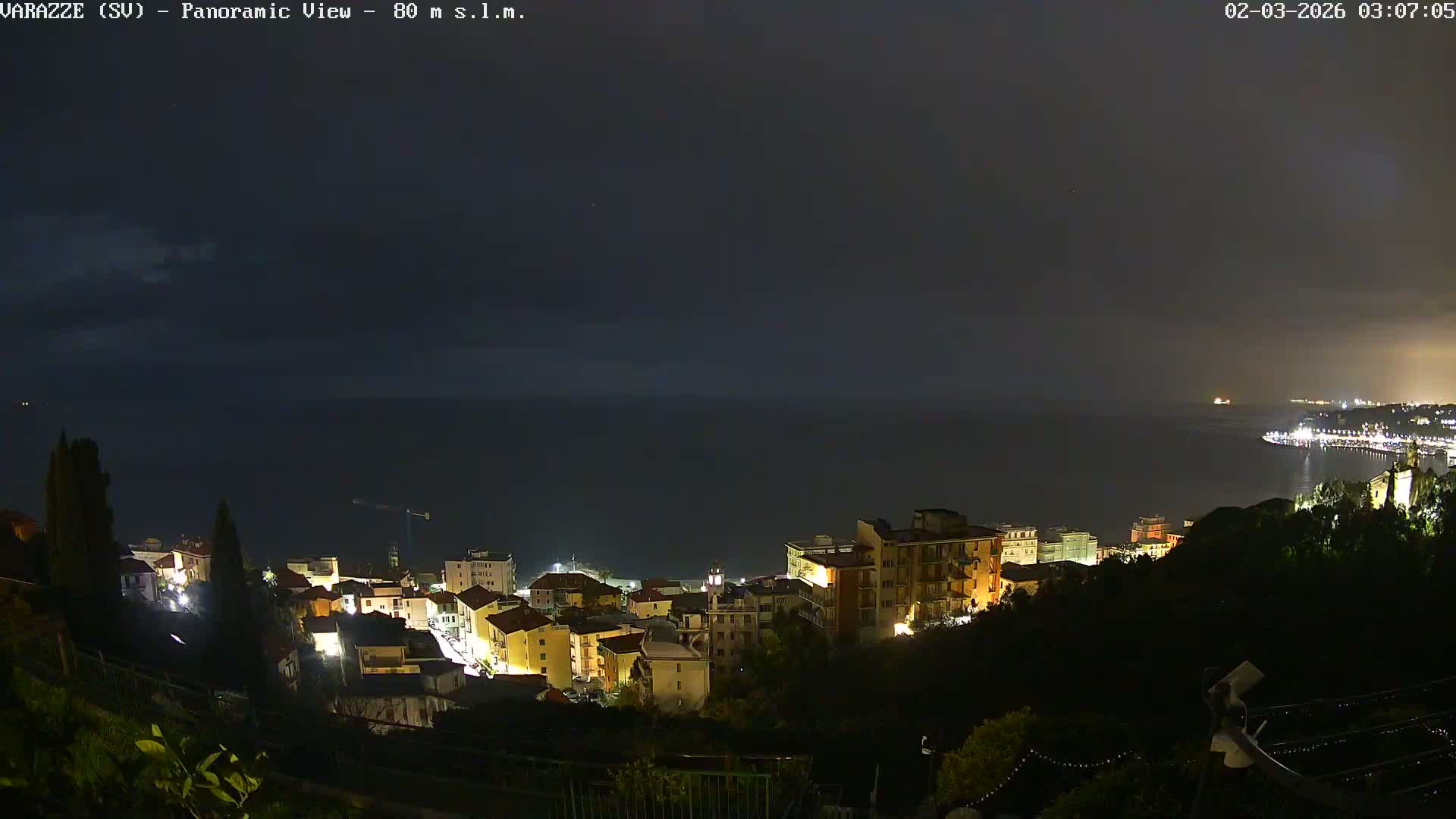 Varazze, Ligurian Sea Panaromic  Live Cam -  Liguria, Italy