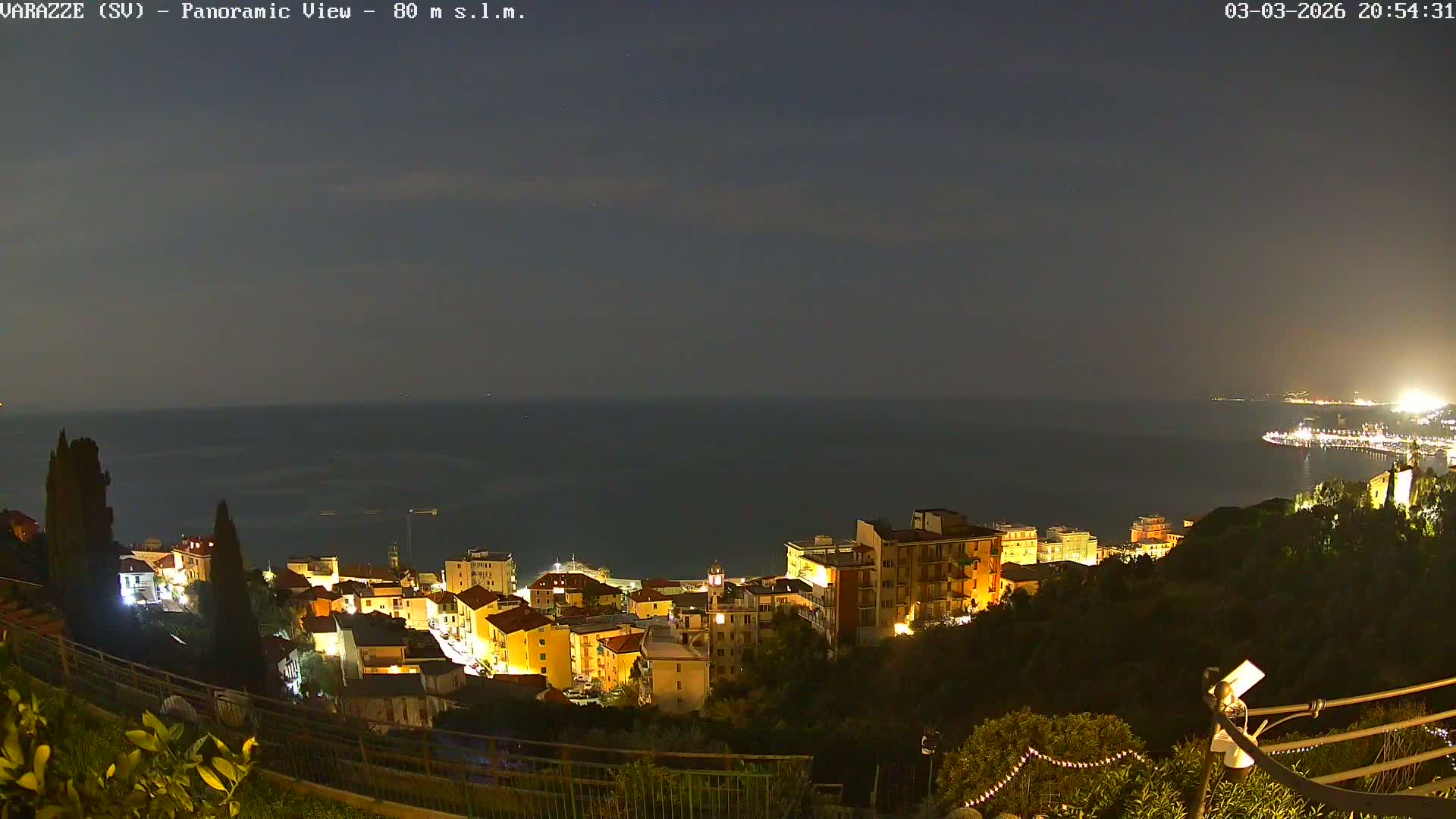 Varazze, Ligurian Sea Panaromic  Live Cam -  Liguria, Italy