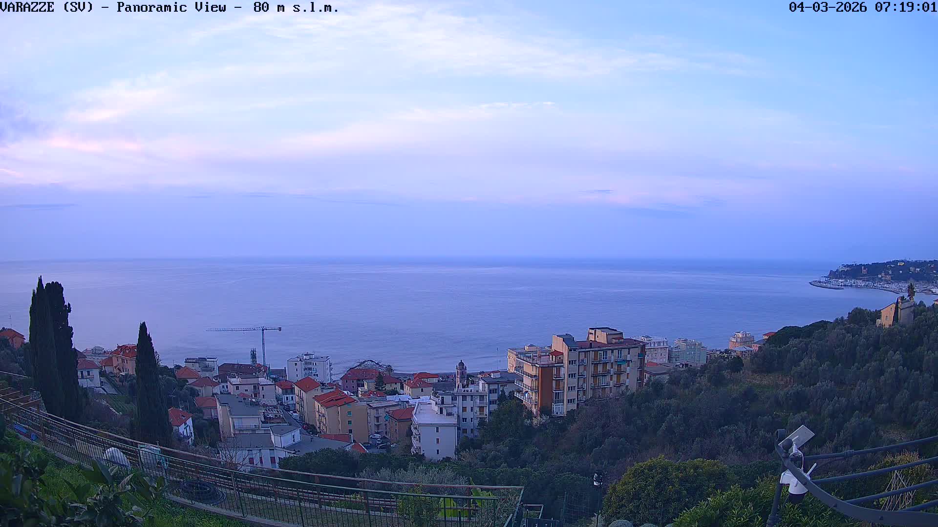 Varazze, Ligurian Sea Panaromic  Live Cam -  Liguria, Italy