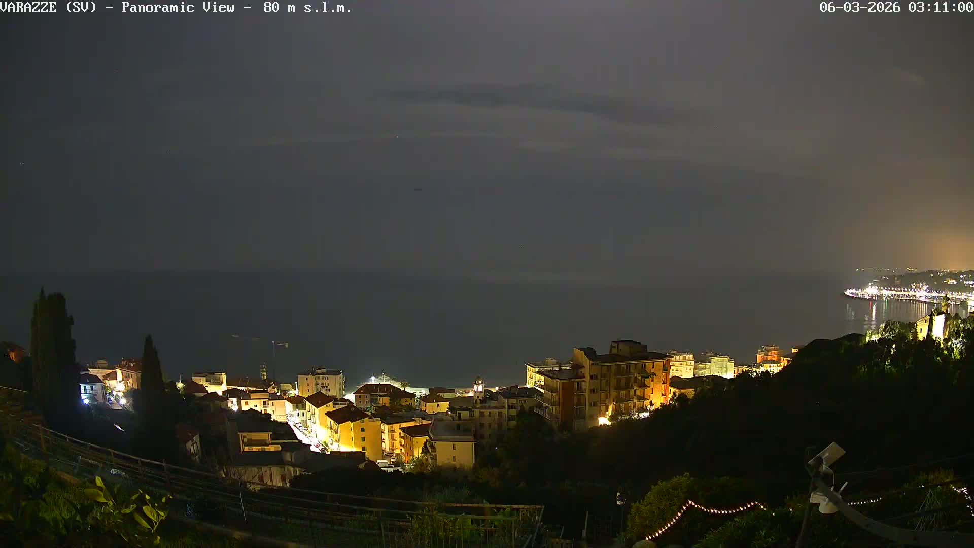 Varazze, Ligurian Sea Panaromic  Live Cam -  Liguria, Italy