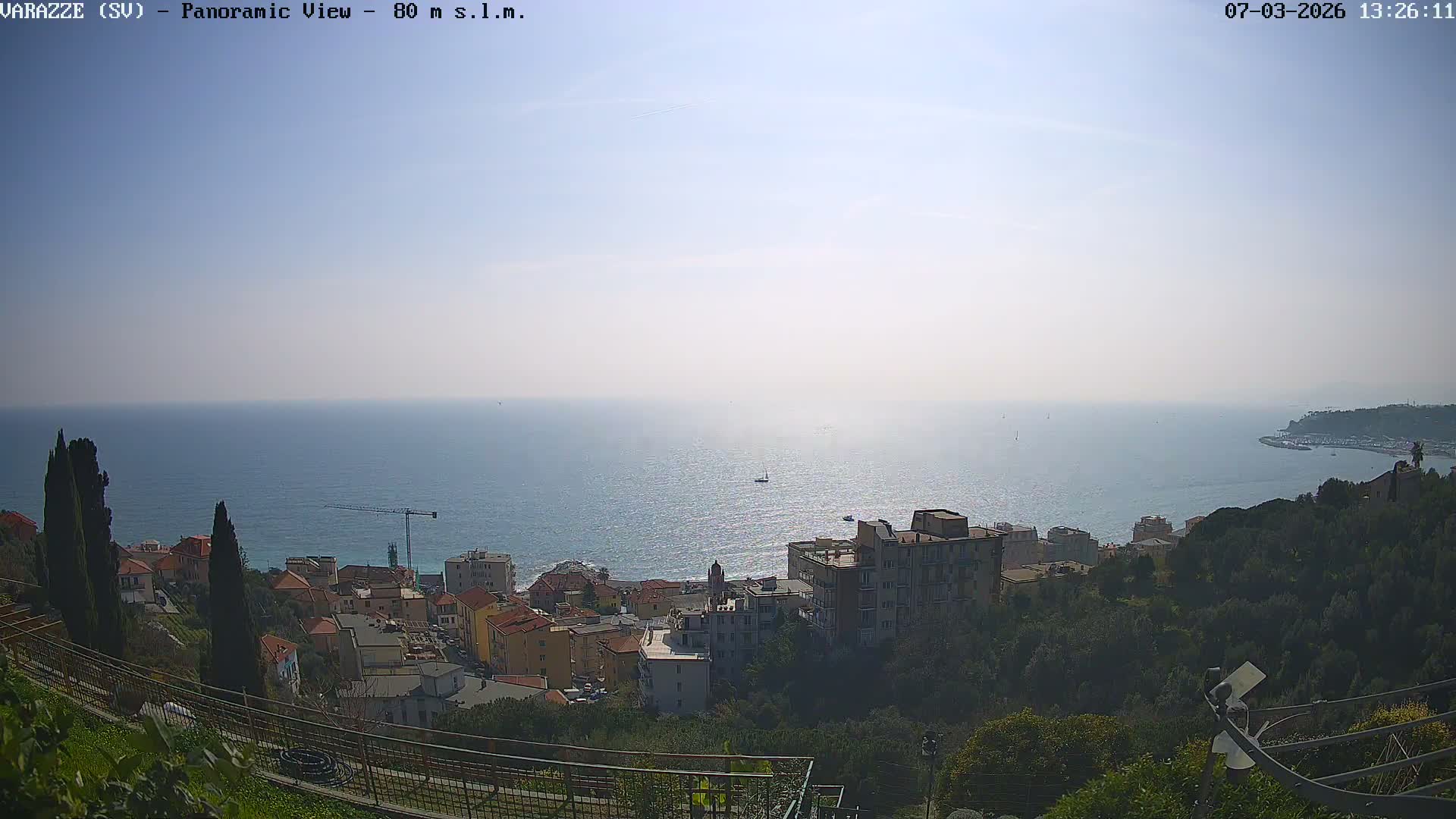 Varazze, Ligurian Sea Panaromic  Live Cam -  Liguria, Italy