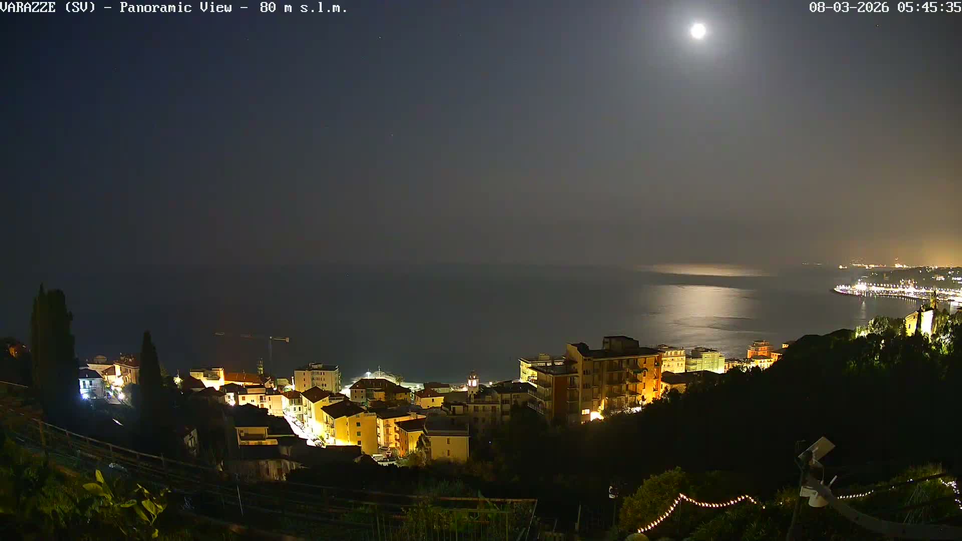 Varazze, Ligurian Sea Panaromic  Live Cam -  Liguria, Italy