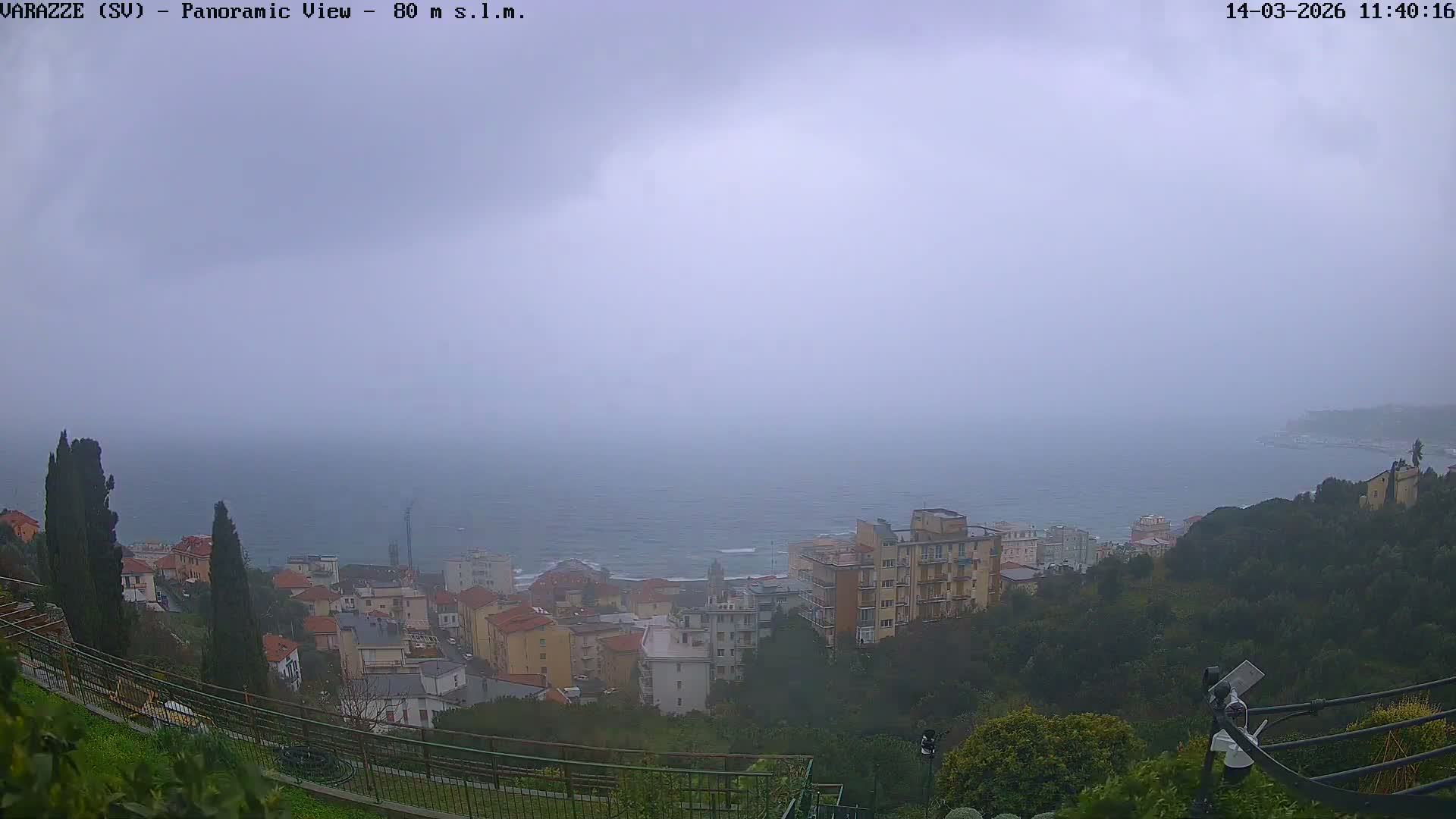 Varazze, Ligurian Sea Panaromic  Live Cam -  Liguria, Italy