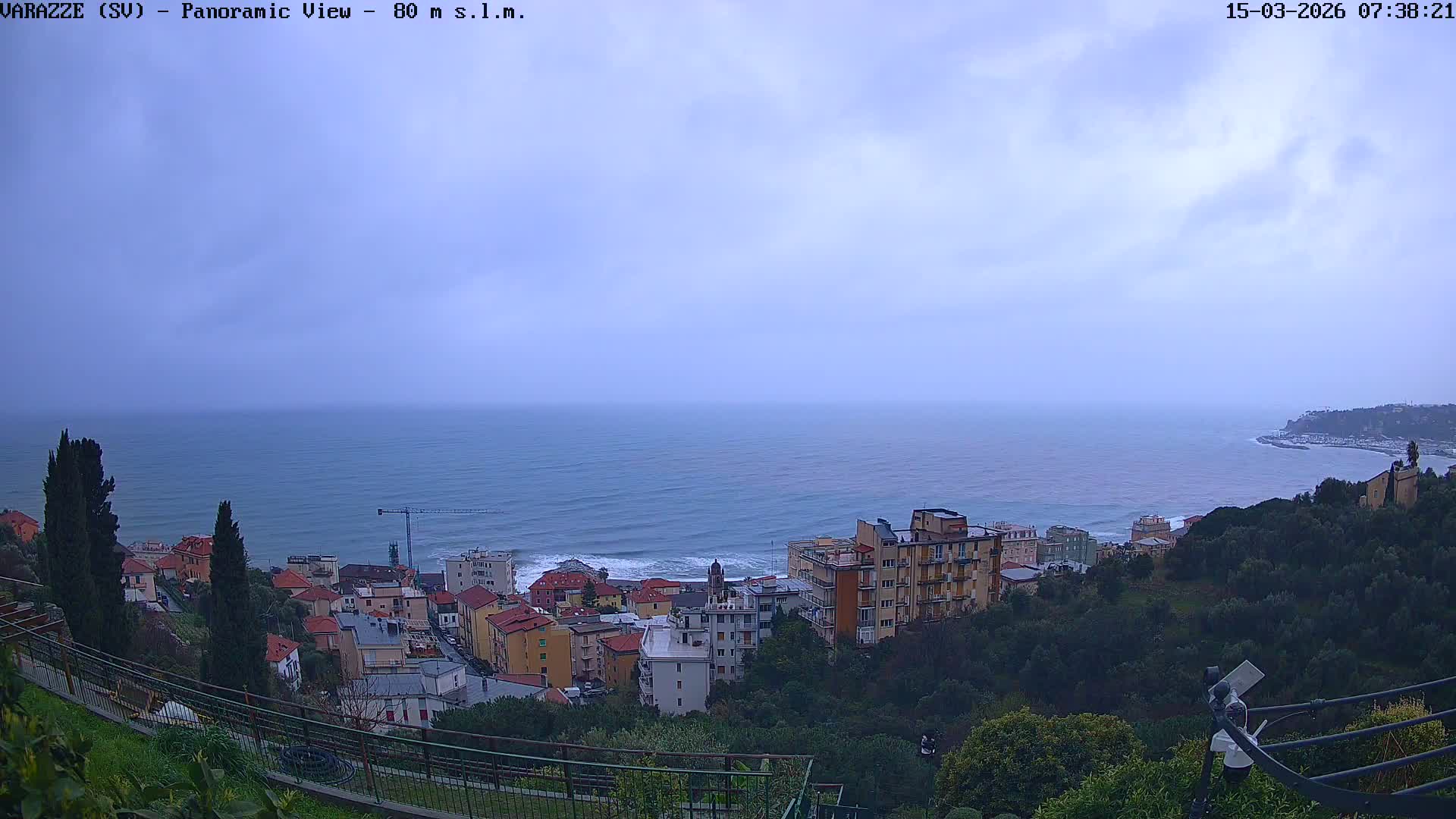 Varazze, Ligurian Sea Panaromic  Live Cam -  Liguria, Italy