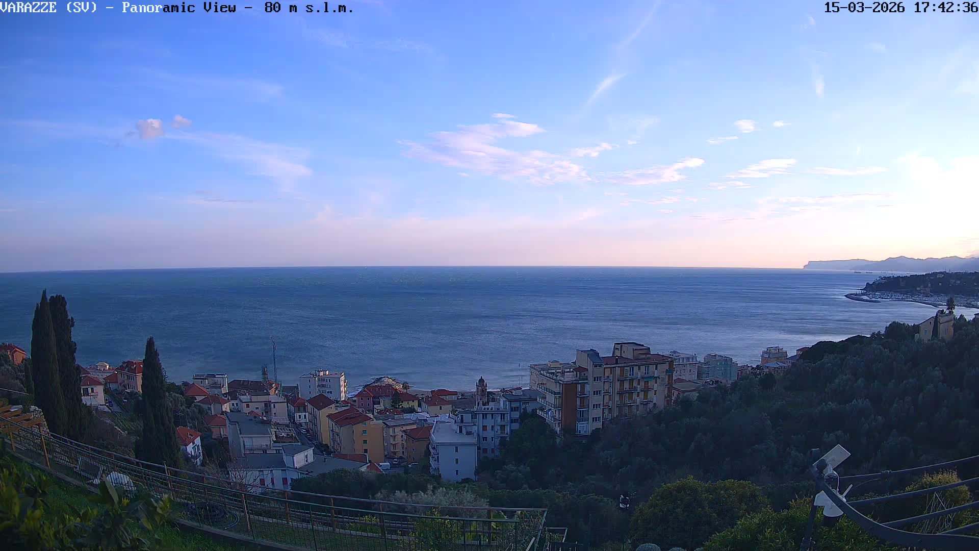 Varazze, Ligurian Sea Panaromic  Live Cam -  Liguria, Italy