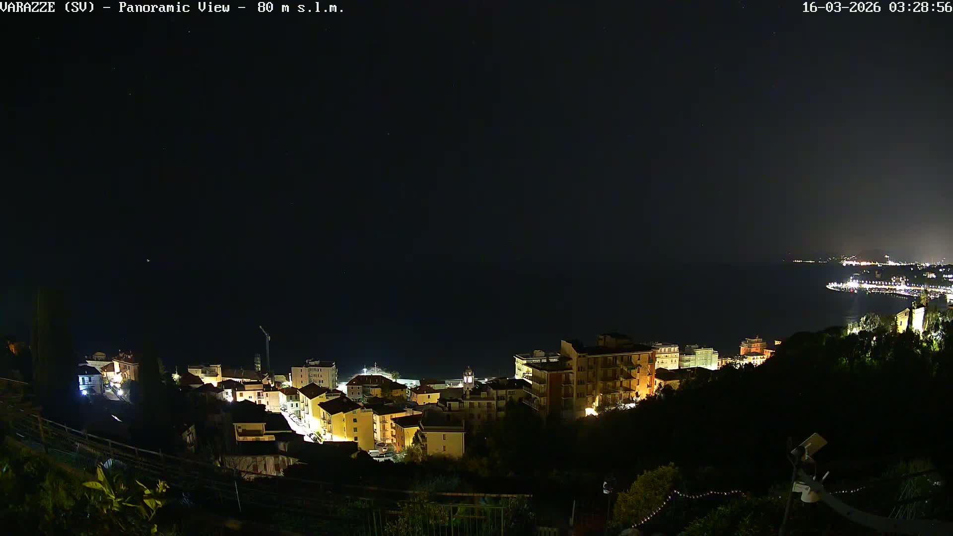 Varazze, Ligurian Sea Panaromic  Live Cam -  Liguria, Italy